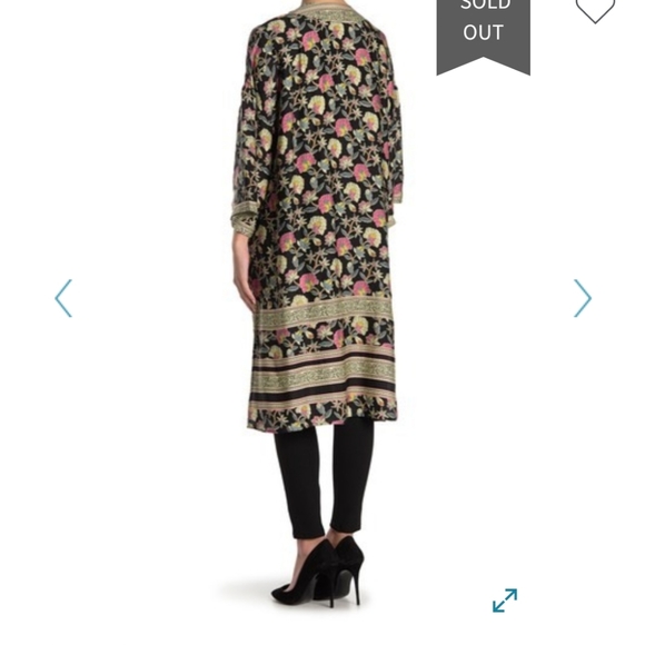 NWT DR2 Floral Print Kimono - Picture 2 of 3